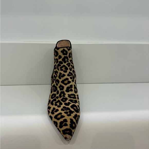 Zara Leopard faux hair ankle boots EU 40 / US 9 - Picture 7 of 8